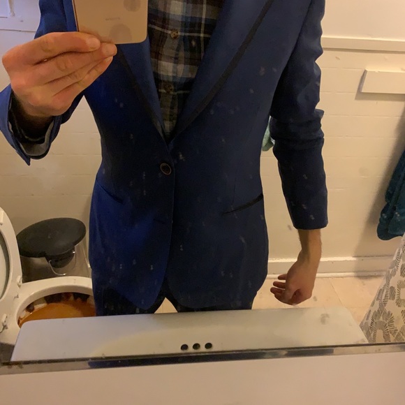 Men’s 38R Bespoke Hive & Colony Tuxedo Suit - Picture 2 of 3